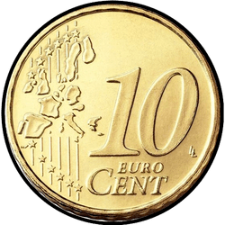  10 цэнтаў (€)  ""