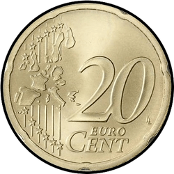  20 центов (€)  ""
