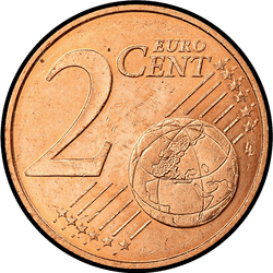  2 цента (€)  ""